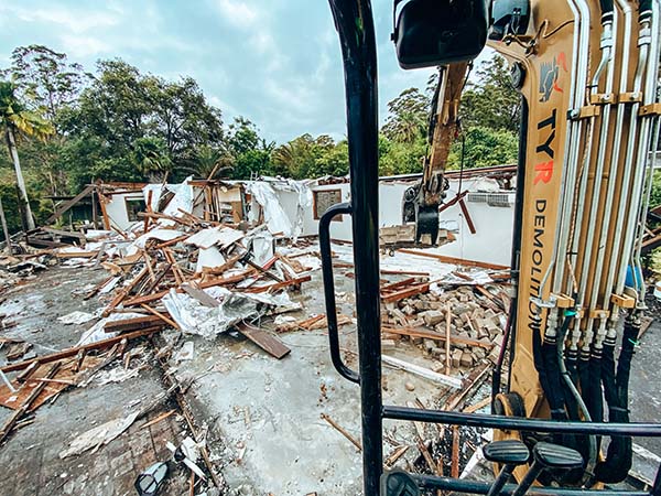 house demolition hunter valley