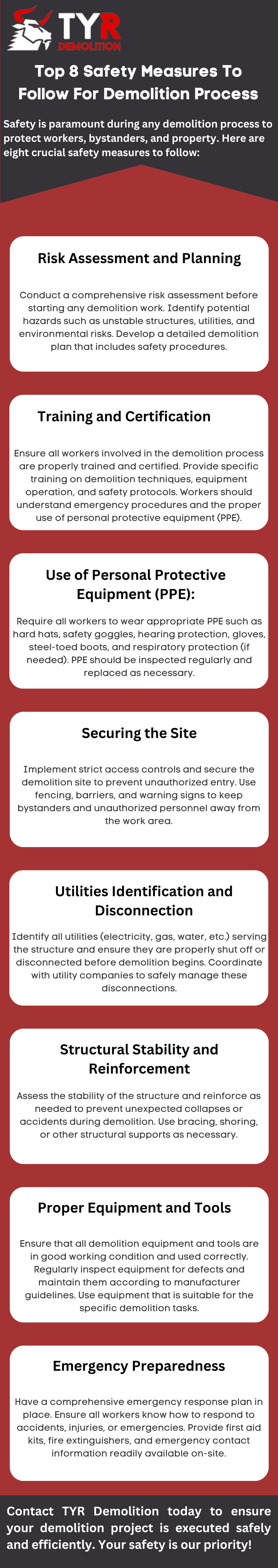 Top 8 Safety Measures To Follow For Demolition Process